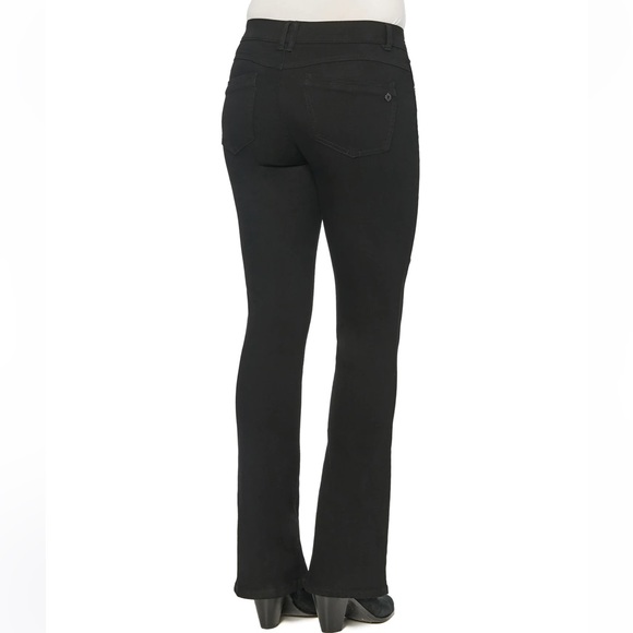 NWT Democracy Ab"solution® Itty Bitty Bootcut Black Jeans size 10 - Picture 2 of 14